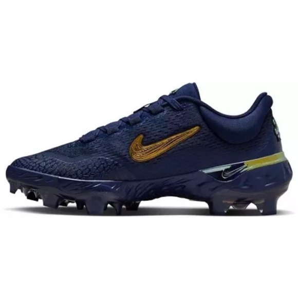 NEW Nike Alpha Huarache Elite 4 Jackie Robinson MCS Cleats FZ1362-400 Sz 13.5 main image 6